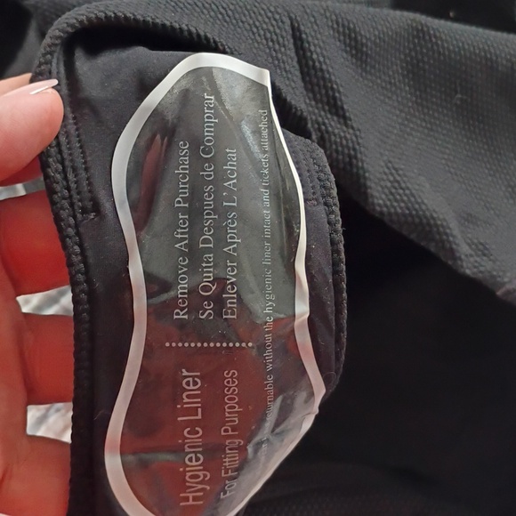 SPANX Pique SHAPING Black Open Back ONE PIECE RASHGARD SWIMSUIT - Picture 6 of 9